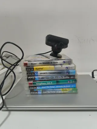 Lotto Giochi PS3 con Eye Toy