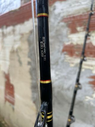 2 Cañas y carretes curricán 130