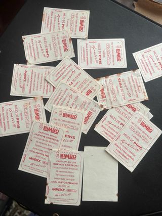 Pegatinas Mario Bros Nintendo 1993