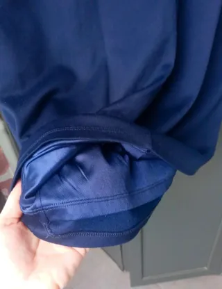 Vestido azul corte recto talla única