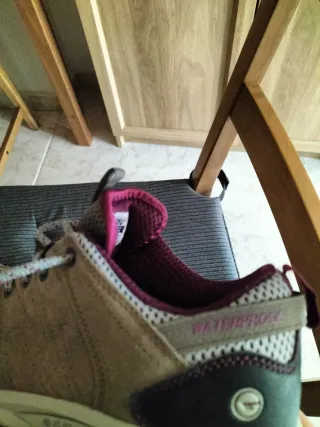 Zapatillas senderismo Hi-Tec beige/rosa