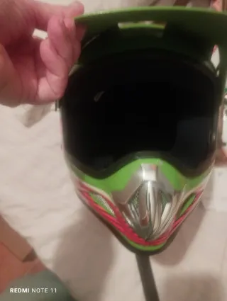 Casco Scorpion Moto Enduro Motocross Verde