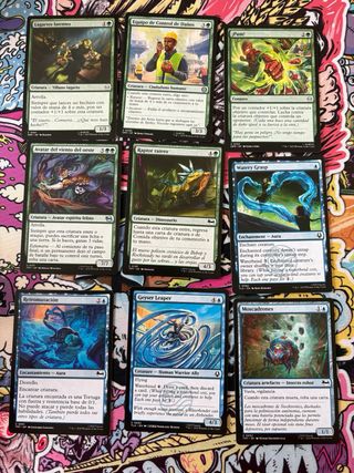 Mazo Commander Magic Simic + Deckbox