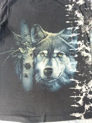 Camiseta lobos luna noche
