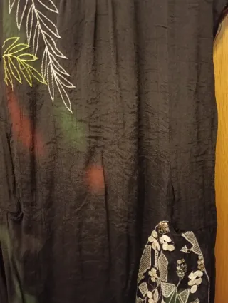 Vestido Sophyline Negro verano. Talla M-L.