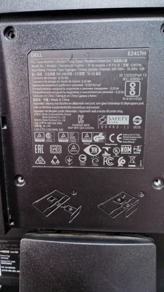 Monitor Dell Negro E2417H  23 pulgadas