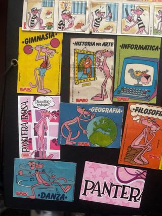 Pegatinas Pantera Rosa Colección Bimbo