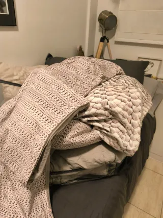 Colcha/Edredón Manterol Terciopelo Cama 150/135