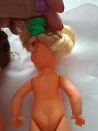 Lote 3 piccole bambole vintage anni '70