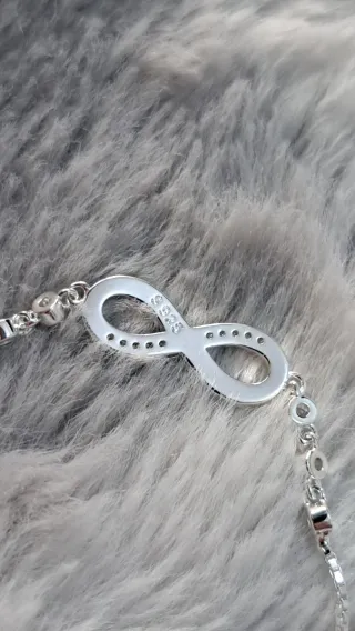 Pulsera Infinito Plata 925 Circonitas