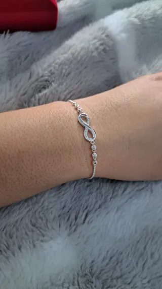 Pulsera Infinito Plata 925 Circonitas