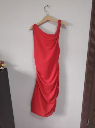 Vestido Zara Rojo Talla S