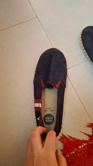 Alpargatas Gioseppo Azul Talla 40