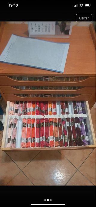 Mueble organizador de hilos ISPE