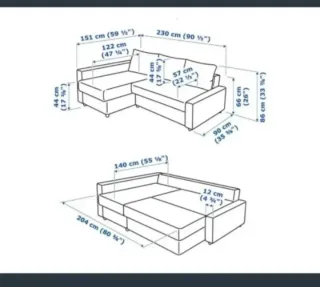 Sofá Cama IKEA FRIHETEN Fucsia