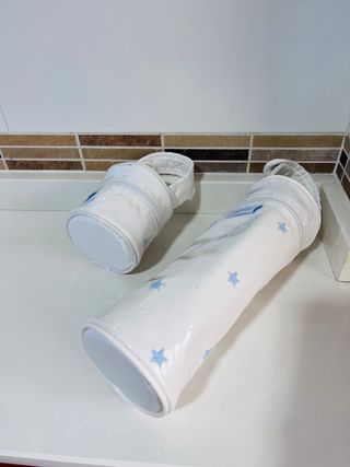 Porta biberones y chupetes estrellas