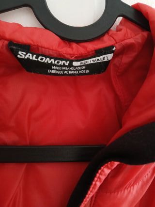 Chaqueta Salomon Roja Talla L