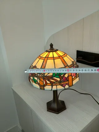 Lámpara imitación Tiffany Metal