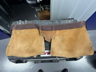 ✅Cinturón portaherramientas Stanley de cuero