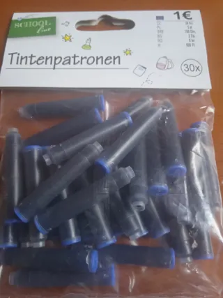 Cartuchos tinta pluma ganga CHOLLAZO