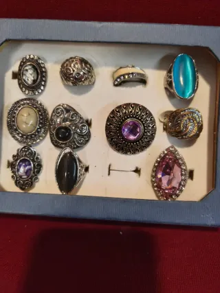 liquidacion 11 Anillos Ajustables Grandes