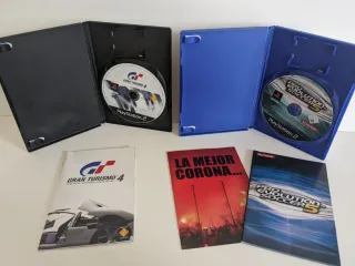 2 JUEGOS PS2: GRAN TURISMO 4 Y PES 5