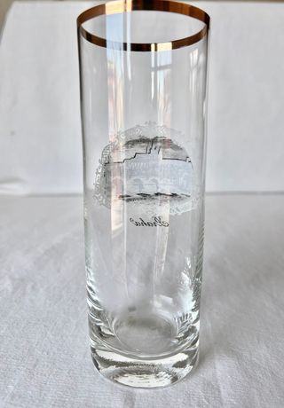 Vasos de cristal de Praga con grabado | Nuevos