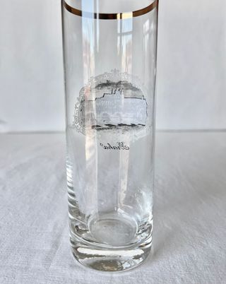 Vasos de cristal de Praga con grabado | Nuevos