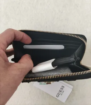 Portafoglio Guess Nero Logo