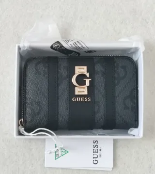Portafoglio Guess Nero Logo