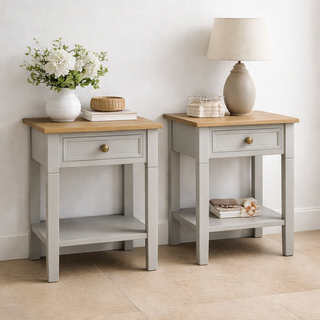 Mesitas de noche de madera restauradas a tu gusto