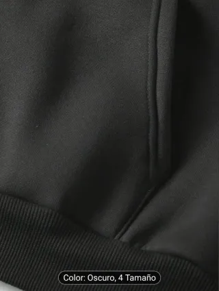 Sudadera con cremallera y cruz