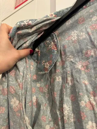 Camisa floral manga corta
