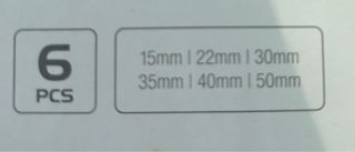 Jogo de Fresas 6 Peças