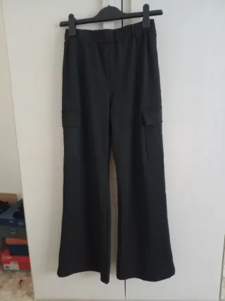 Pantaloni cargo donna neri