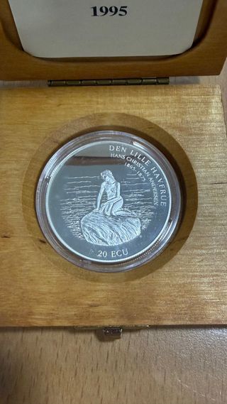 Moneda Danmark ECU 1995