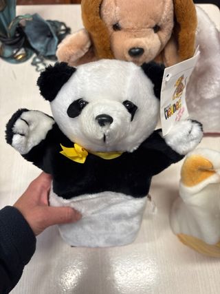 Pack de 5 Marionetas de peluche de animales