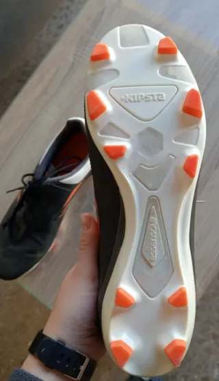 Zapatillas fútbol tacos negras talla 46