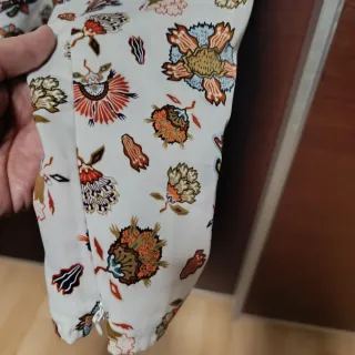 Blusa Sfera Estampada Blanca