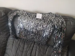 Top fiesta lentejuelas Green Coast Talla L