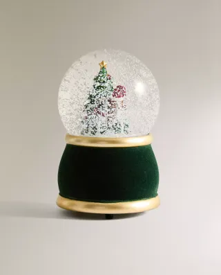Zara Home bola de nieve perros navidad  Nuevo