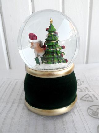 Zara Home bola de nieve perros navidad  Nuevo