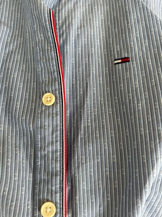 Camisa Tommy Hilfiger Rayas Azul Talla S