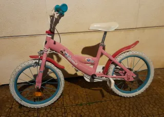 Bici infantil niña rosa Minnie