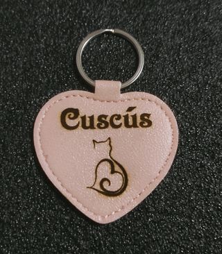 Llavero de cuero personalizado