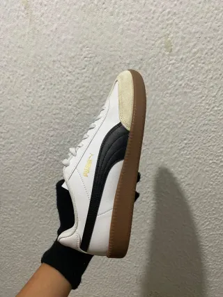 Zapatillas Puma Hombre Beige y Blanco