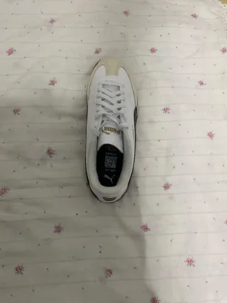 Zapatillas Puma Hombre Beige y Blanco