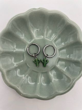 Orecchini cactus a cerchio