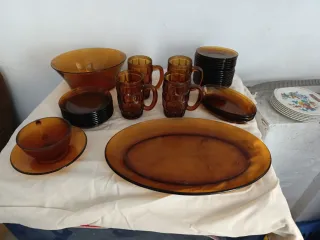 Vajilla Duralex Cristal Ámbar