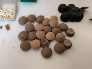 Lote tapones tornillos y accesorios montaje